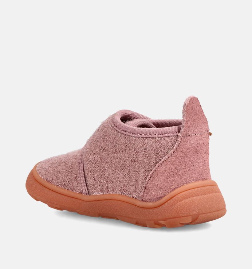 Bisgaard Pantoufles en Rose pour filles (381026) - pour semelles orthop&eacute;diques
