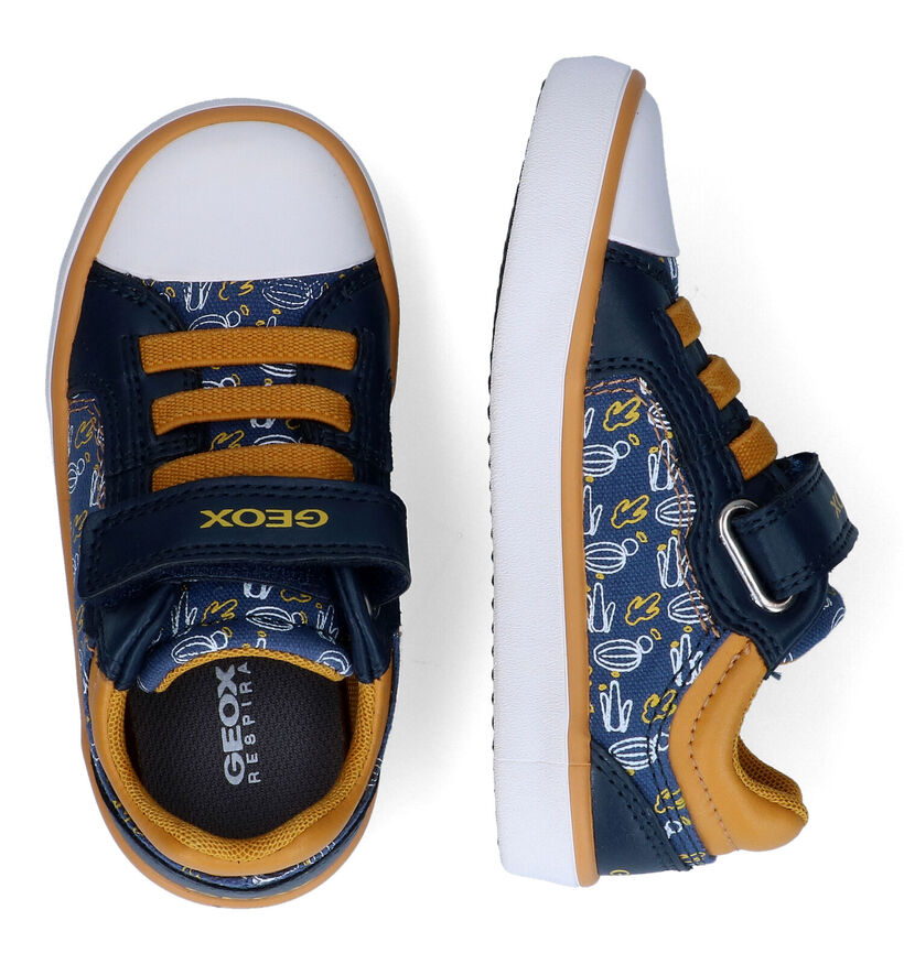 Geox Gisli Chaussures à velcro en Bleu pour garçons (303784) - pour semelles orthopédiques