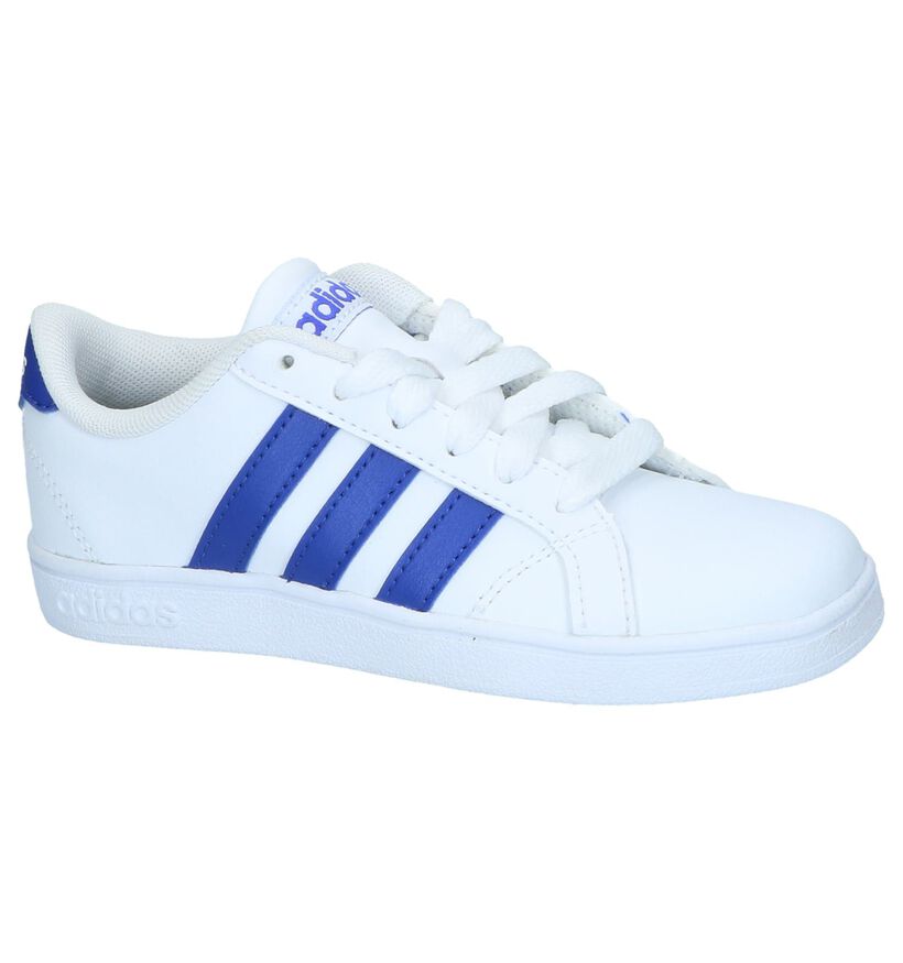 adidas Baseline K Zwarte Sneakers in kunstleer (237174)