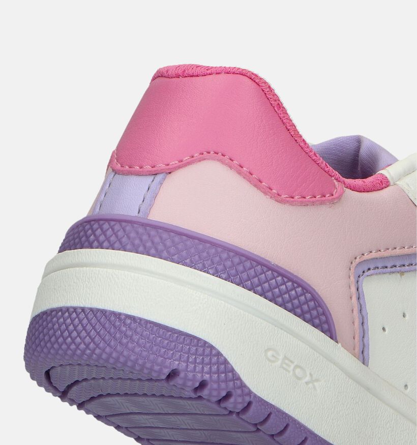 Geox Washiba Witte Sneakers voor meisjes (335799) - geschikt voor steunzolen