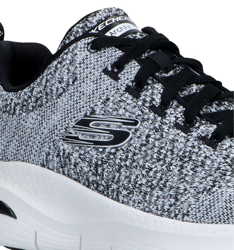 Skechers Arch Fit Paradyme Baskets en Noir pour hommes (323087) - pour semelles orthopédiques