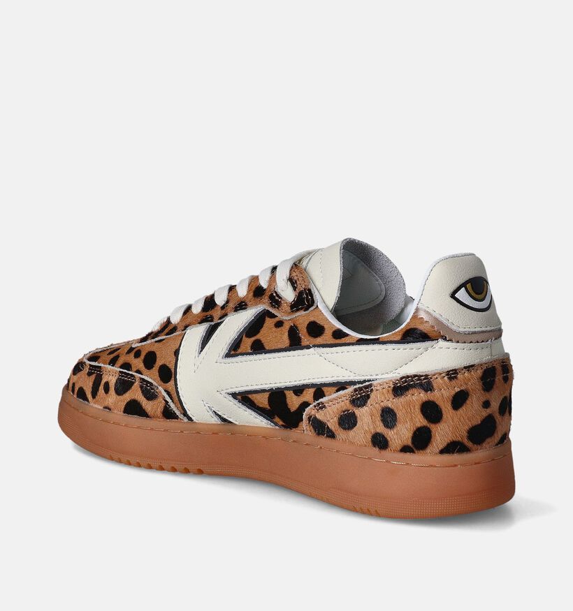 Kaotiko Boston Bruine Sneakers voor dames (351967) - geschikt voor steunzolen