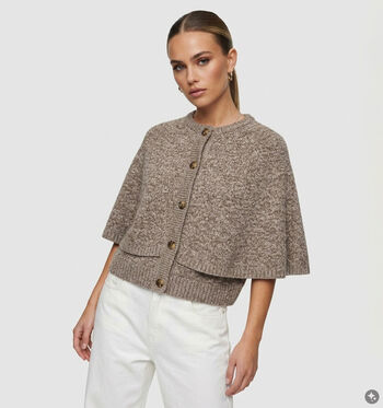 Vero Moda Vesten Bruin
