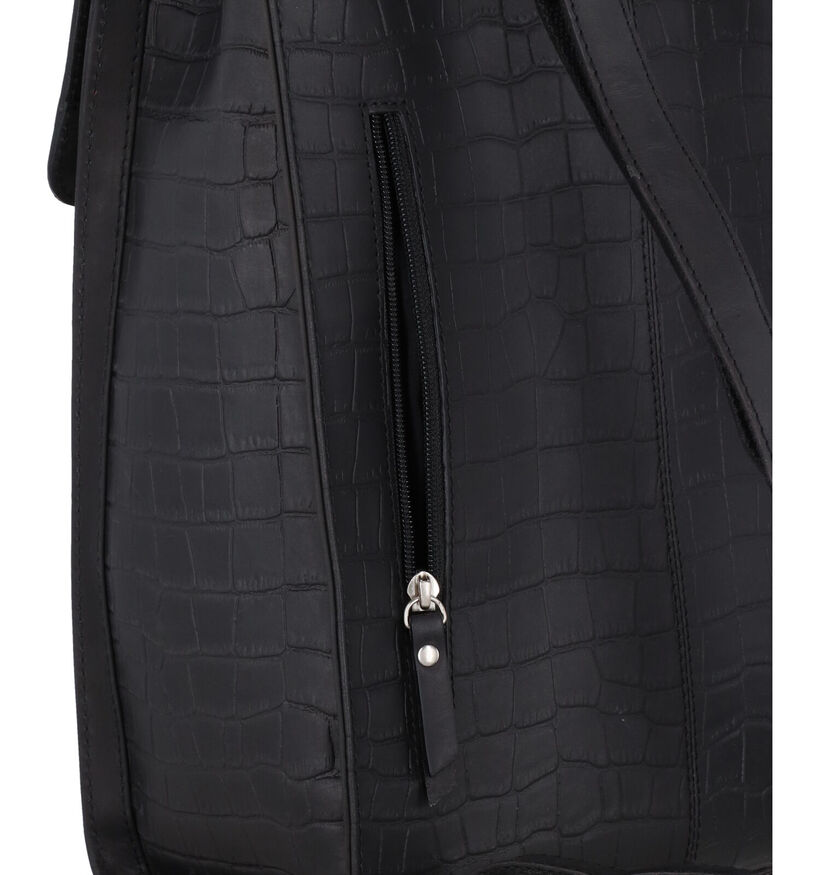 Burkely Icon Ivy Sac à dos en Noir en cuir (307974)