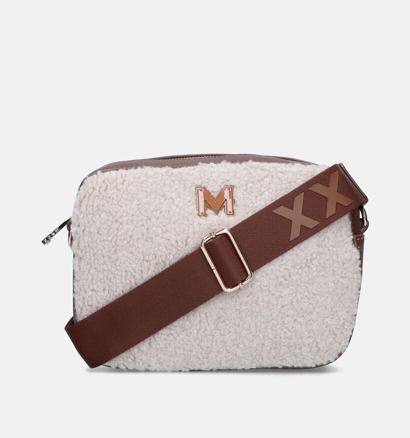 Mexx Sac port&eacute; crois&eacute; teddy en &Eacute;cru pour femmes (339316)