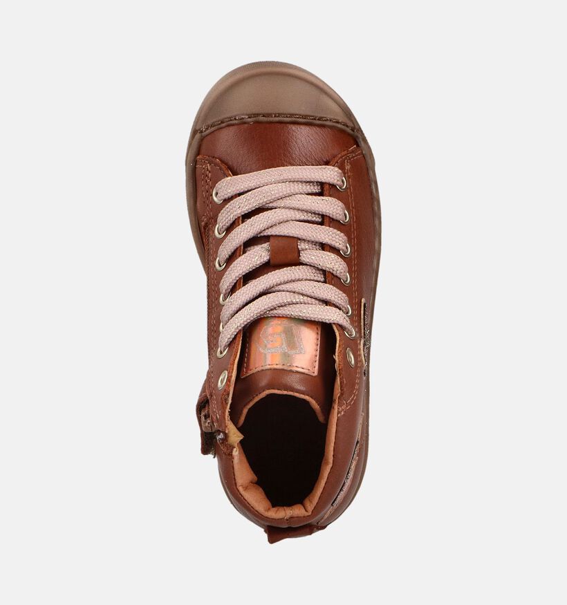 Little David Liz Cognac Sneakers voor meisjes (364572) - geschikt voor steunzolen