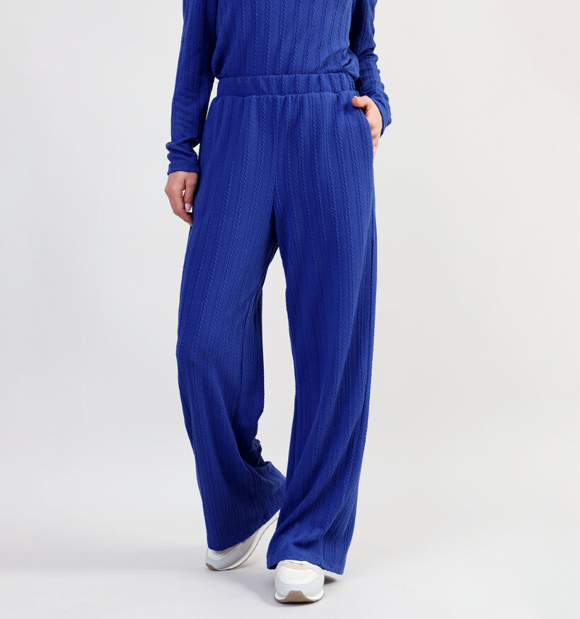 Vero Moda Geleste HW Pantalon large en Bleu pour femmes (335314)