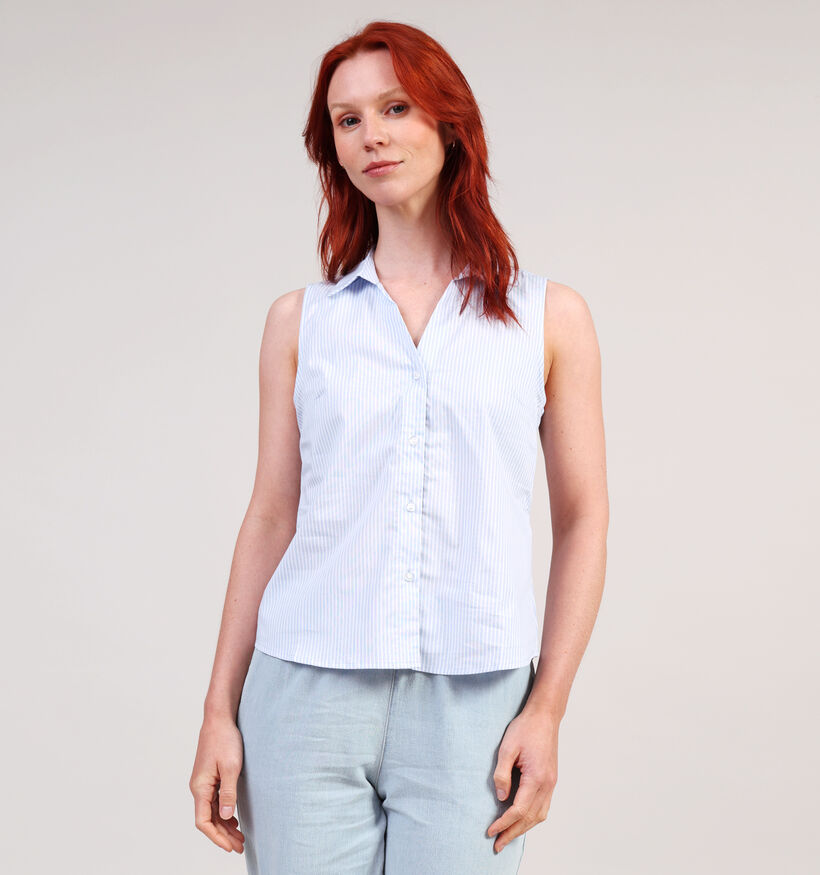 JDY Blouse Zonder Mouwen Lichtblauw voor dames (366398)