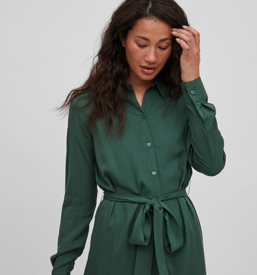 Vila Morose Robe chemise en Vert pour femmes (335488)