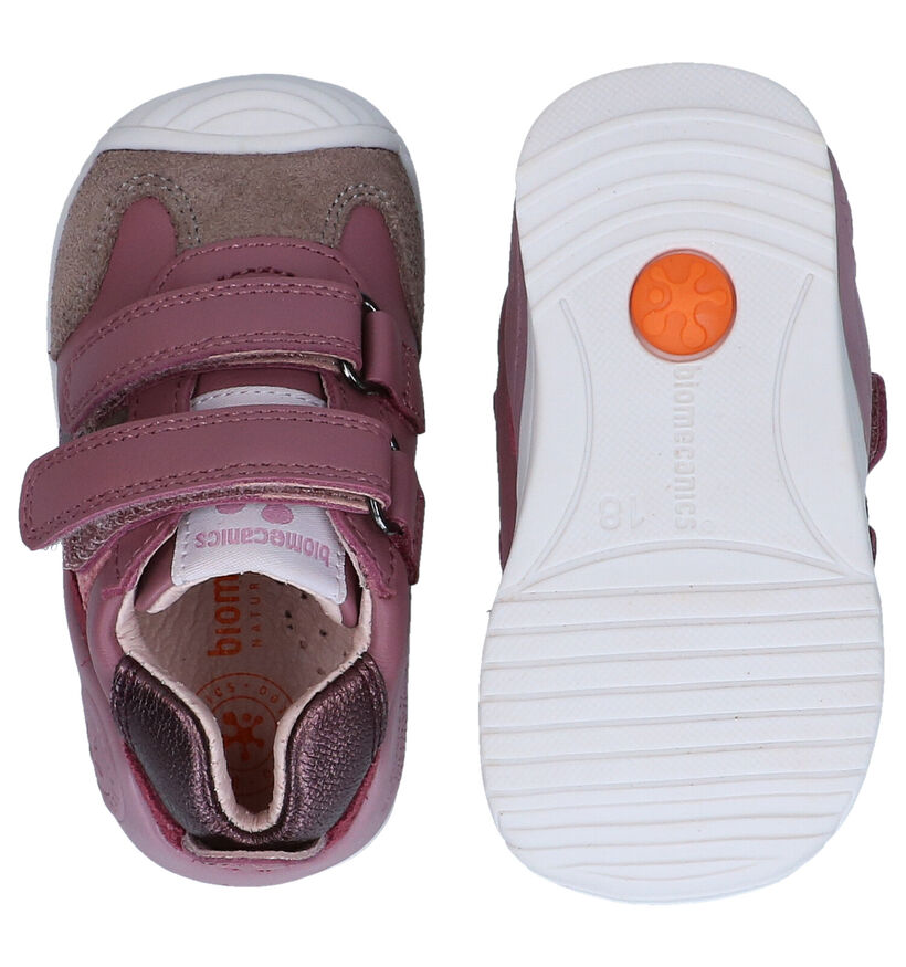 Biomecanics Roze Hoge Schoentjes in leer (282808)