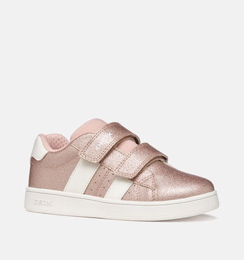 Geox Sneakers Wit/Rose gold