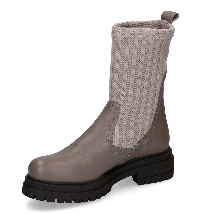 March23 Cover Chelsea Boots en Taupe pour femmes (296608)
