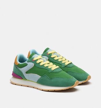 HOFF City Sneakers Bruin/Blauw/Rood/Groen