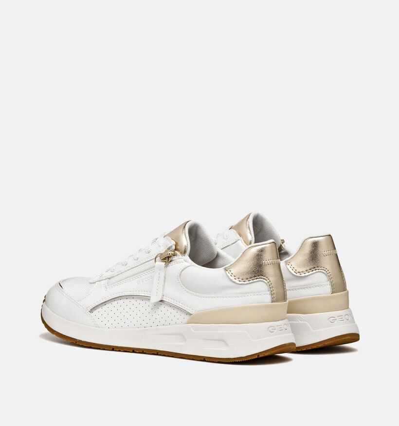 Geox Bulmya Witte Sneakers voor dames (368151) - geschikt voor steunzolen