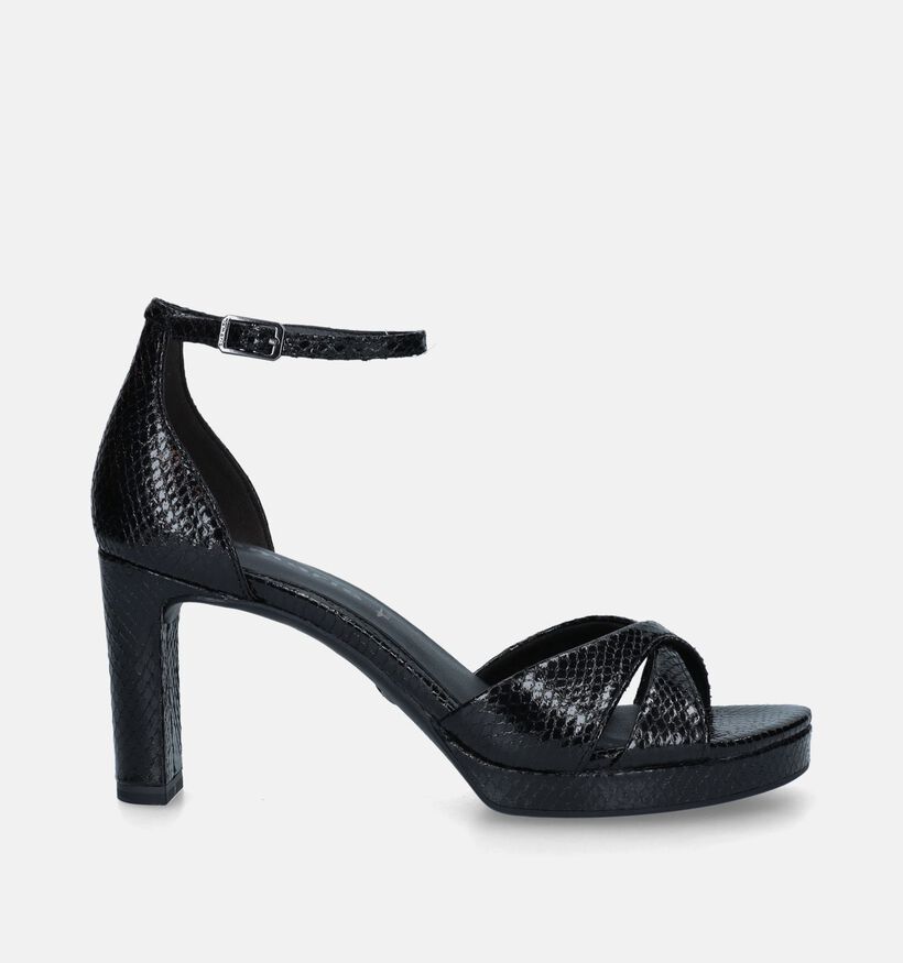 Tamaris Sandales avec talon fermé en Noir pour femmes (338321)