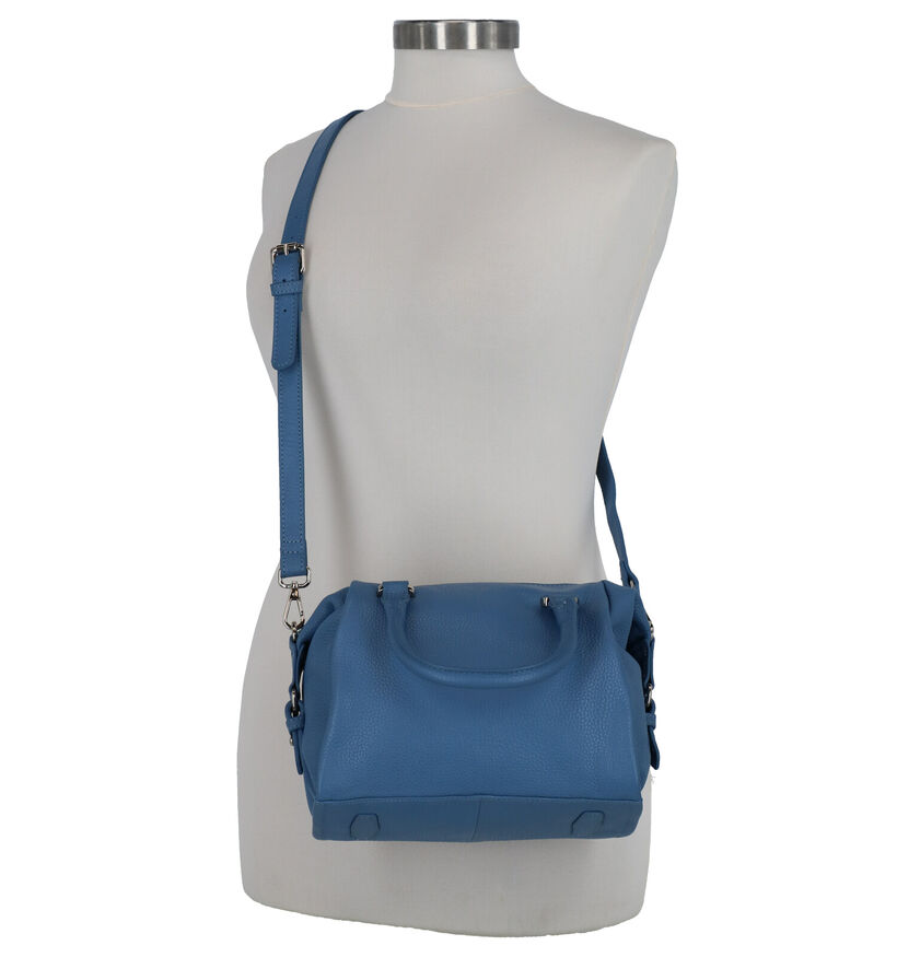 Mazarin Muffin Sac à main en Bleu en cuir (276024)