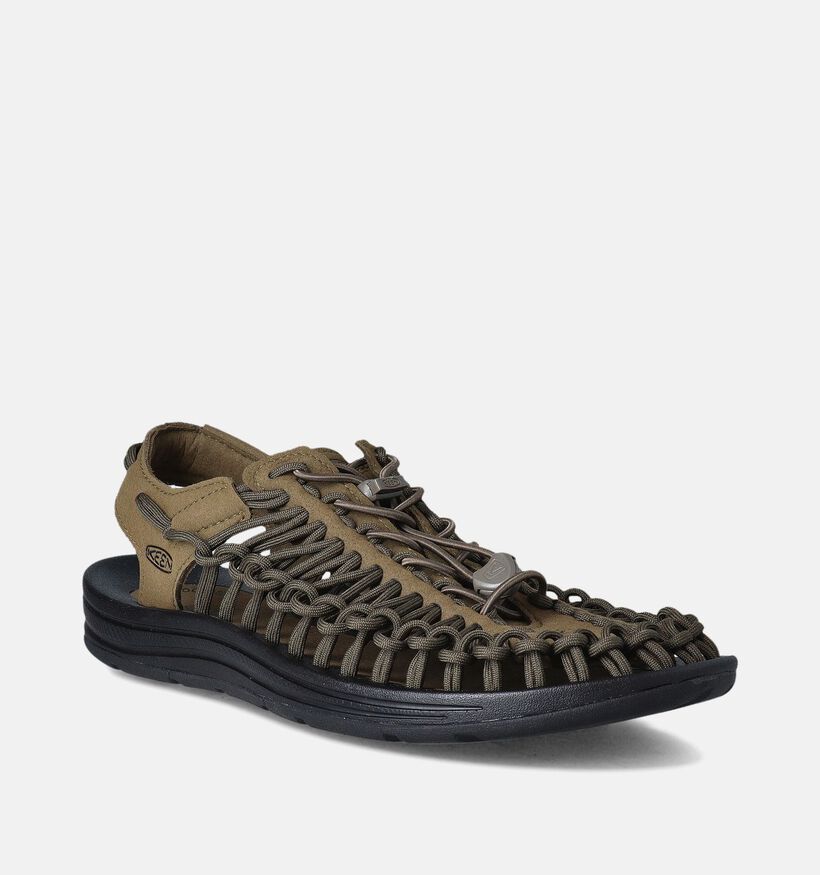 Keen Uneek M Sandales en Vert pour hommes (356365)