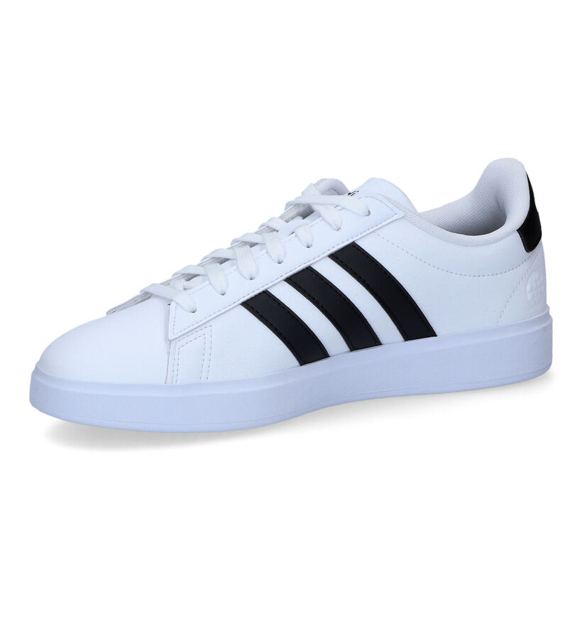 adidas Grand Court 2.0 Witte Sneakers voor jongens, heren (350086) - geschikt voor steunzolen