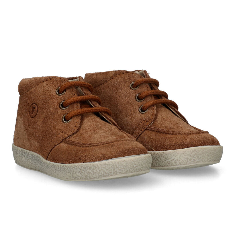 Falcotto Ostrit Suede Chaussures pour bébé en Vert pour garçons (339416)