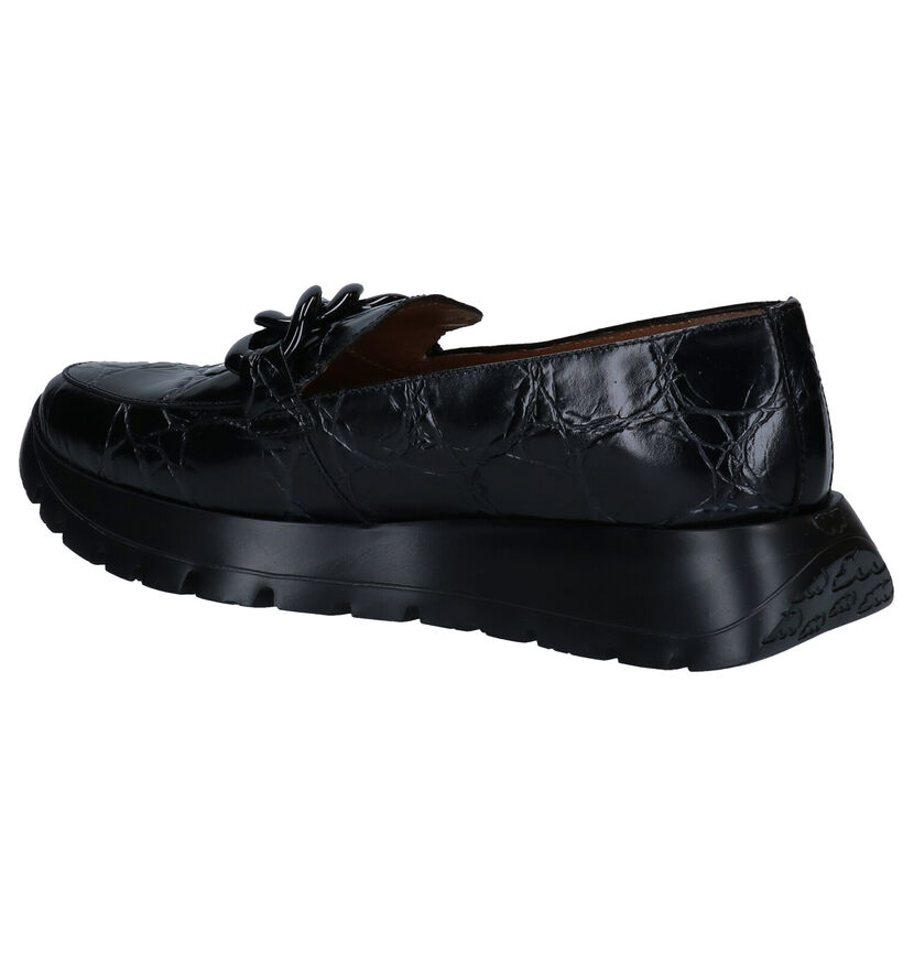 Wonders Ecru Loafers in leer (290010)