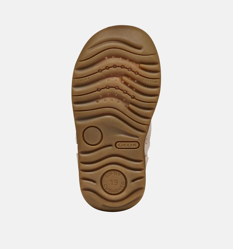 Geox Macchia Lichtbeige Babylaarzen voor meisjes (360370) - geschikt voor steunzolen