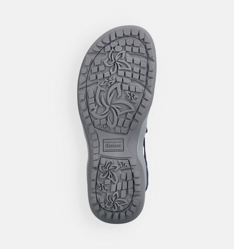 Skechers Reggae Slim Stretch Flex Donkerblauwe Sandalen voor dames (371261)