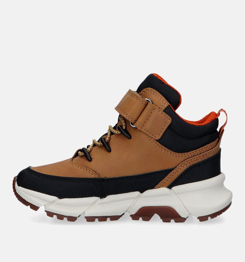 Geox Flexyper Bottines en Noir pour garçons (330095) - pour semelles orthopédiques