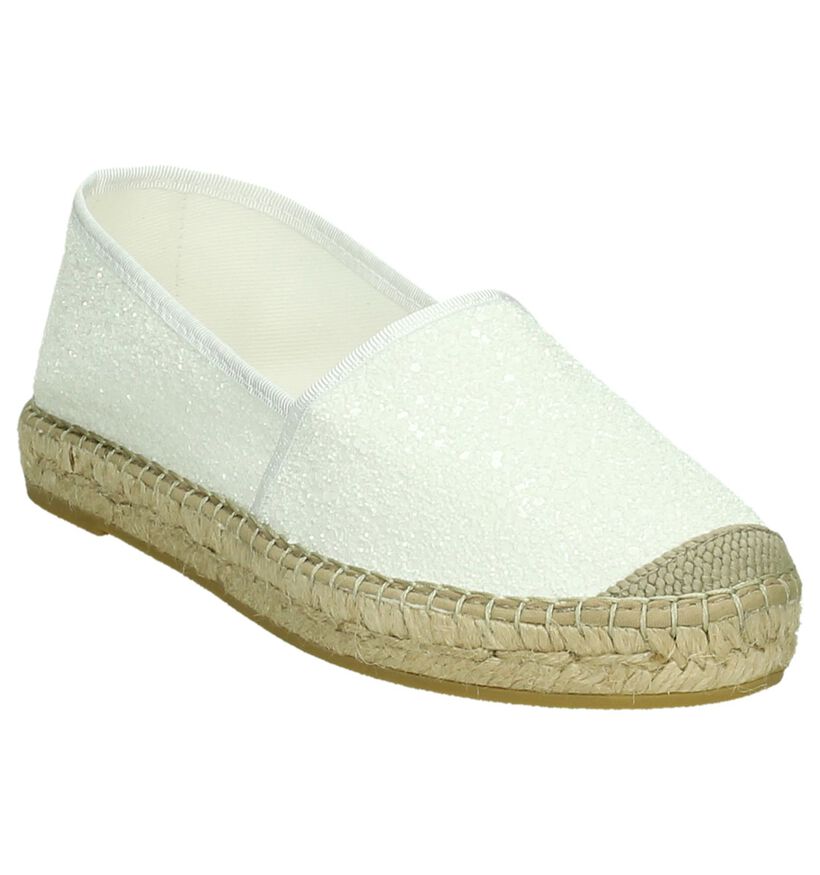 Witte Espadrilles Vidorreta met Glitters, , pdp