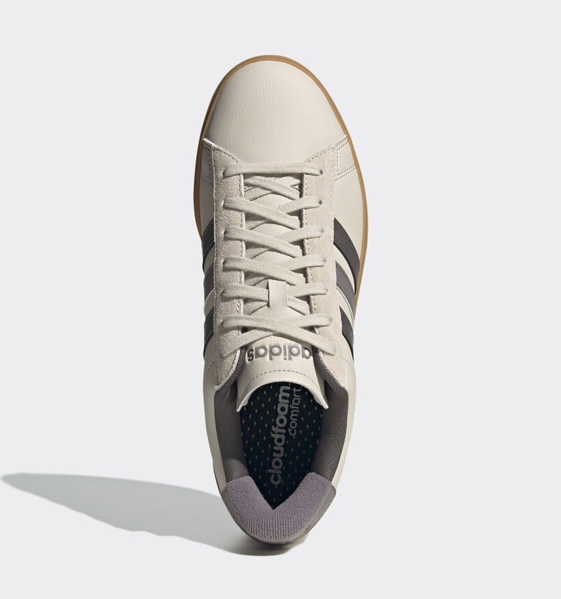 adidas Grand Court 2.0 Taupe Sneakers voor jongens, heren (350151)