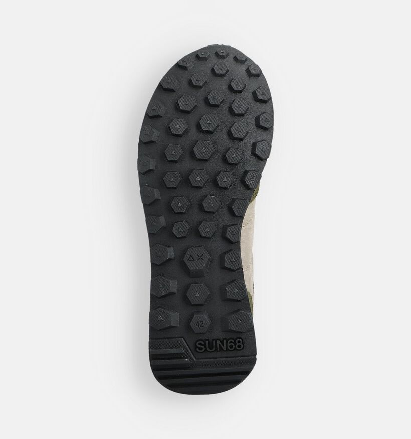 Sun68 Tom 2.0 Solid Kaki Sneakers voor heren (361802) - geschikt voor steunzolen