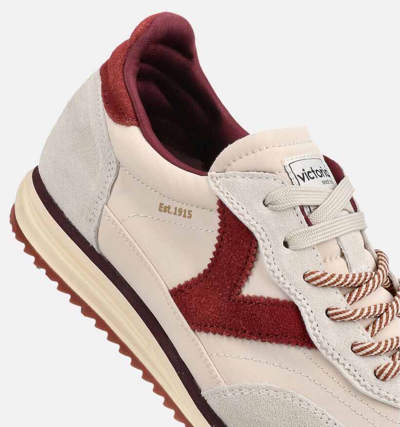 Victoria Ecru Veterschoenen voor dames (378884) - geschikt voor steunzolen