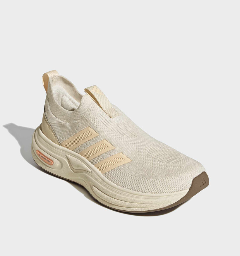 Adidas Cloudfoam Cuxxion-Sock Beige Sneakers voor dames (372727) - geschikt voor steunzolen