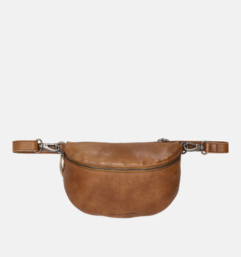 Hide & Stitches Crossbody tassen Zwart/Beige/Cognac/Bruin