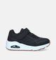 Skechers Uno Air Blitz Zwarte Sneakers voor jongens, meisjes (350333)