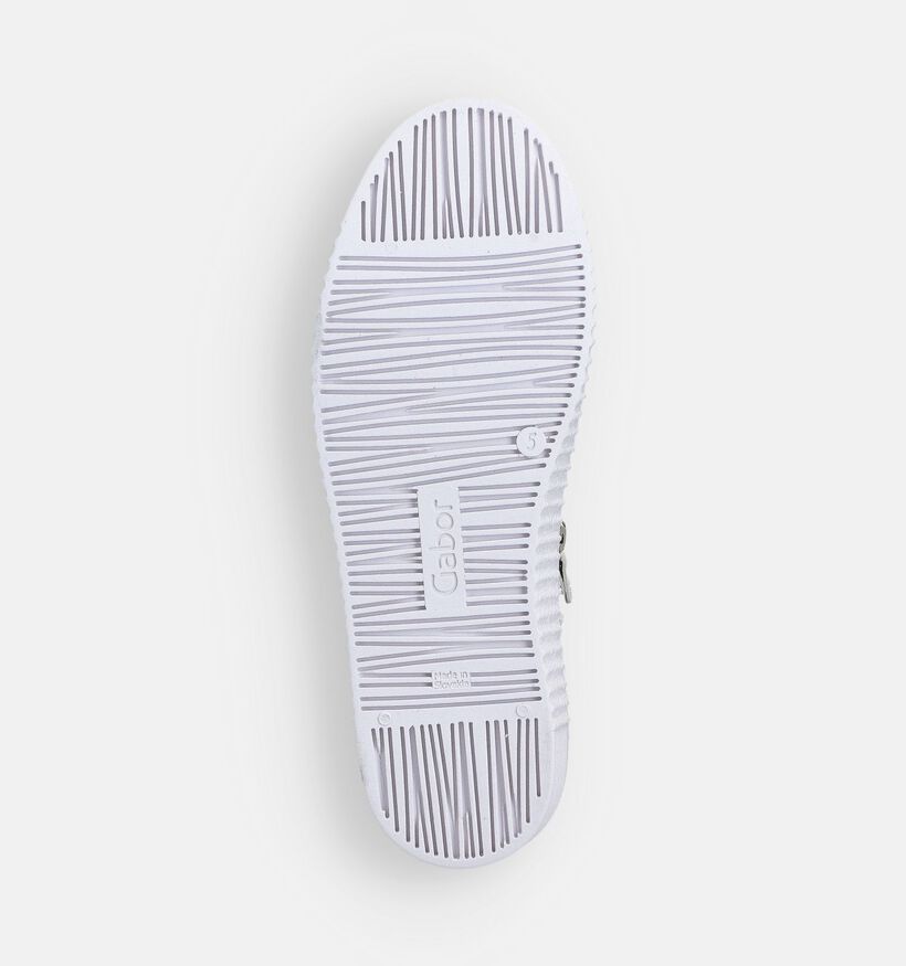 Gabor Baskets en Blanc pour femmes (368351) - pour semelles orthopédiques