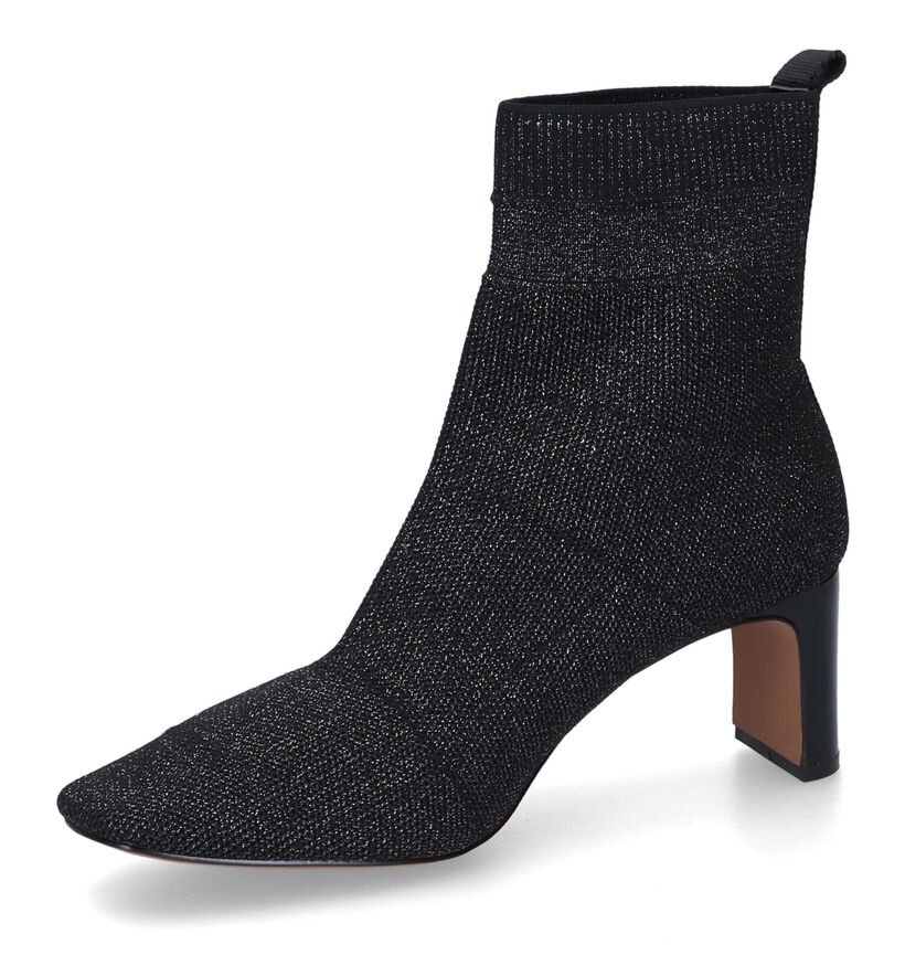 La Strada Bottines à talons en Noir en textile (316779)