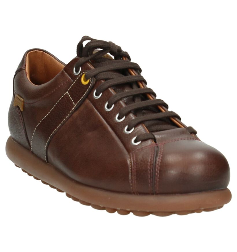 Camper Chaussures basses en Marron en cuir (168852)