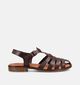 Hee Donkerbruine Gesloten Sandalen voor dames (372519)