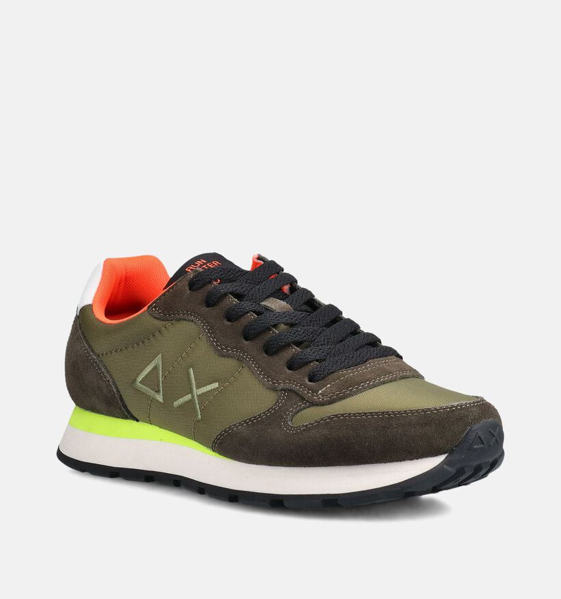 Sun68 Tom Groene Lage Sneakers voor heren (368806) - geschikt voor steunzolen