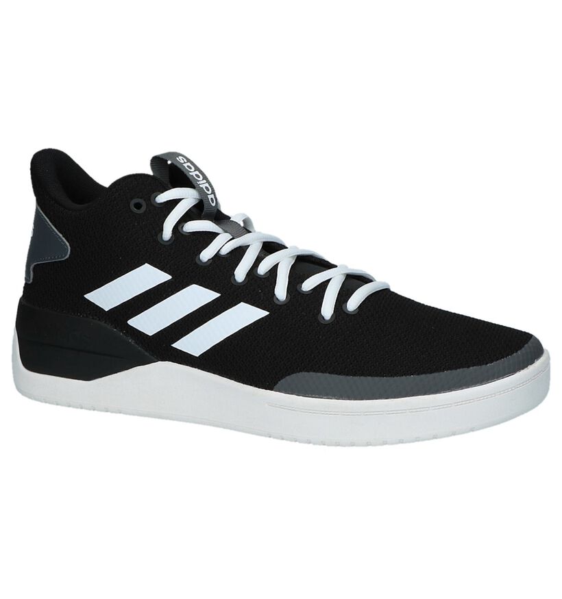 adidas BBALL 80S Grijze Sneakers in stof (221578)