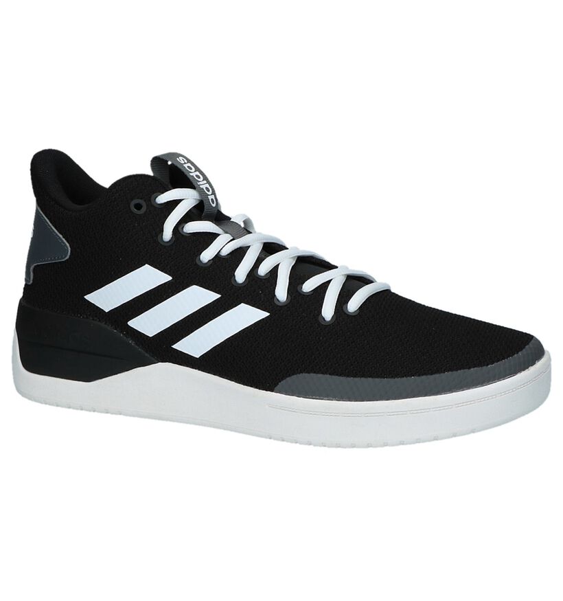 adidas BBALL 80S Baskets en Gris en textile (221578)