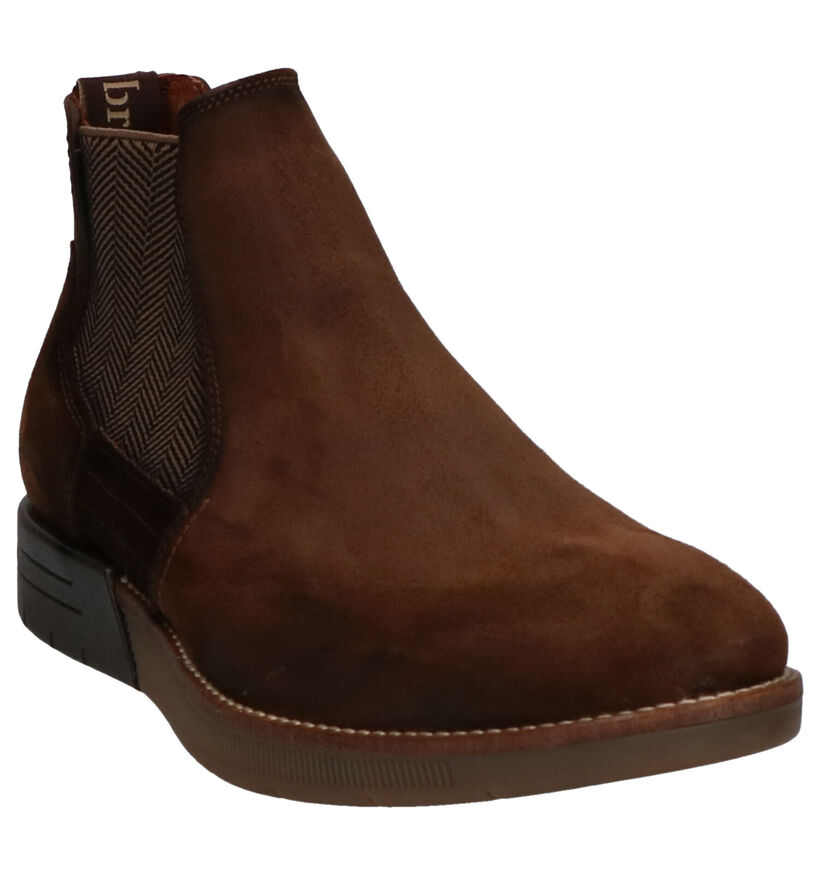 Braend Bruine Boots in nubuck (261043)