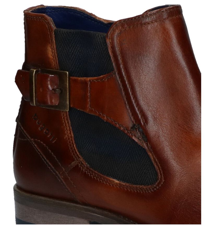 Bugatti Cognac Geklede Boots in leer (223732)