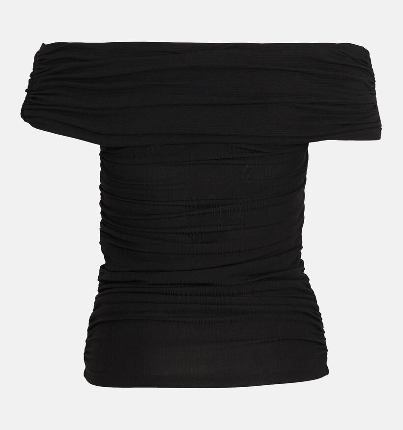 Vila Logan T-shirt Off Shoulder en Noir pour femmes (332562)