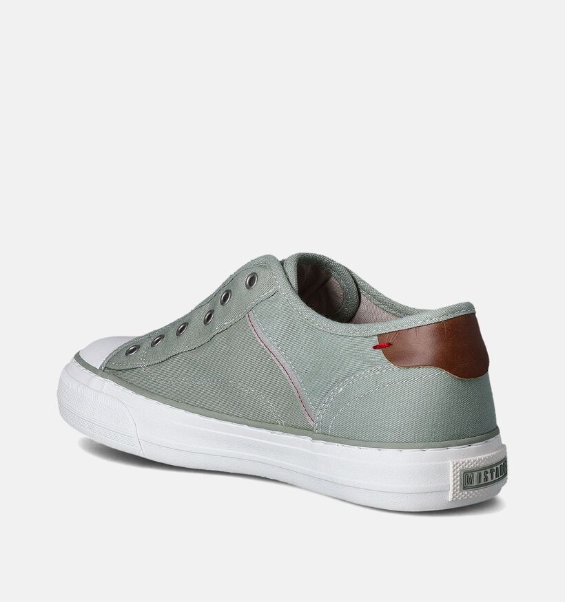 Mustang Chaussures à enfiler en Vert pour femmes (351250)