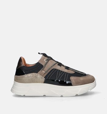 Tango Baskets Noir/Beige/Marron/Taupe