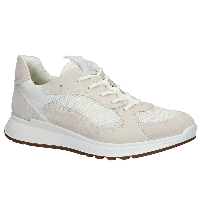 ECCO Chaussures à lacets en Blanc en cuir (275325)