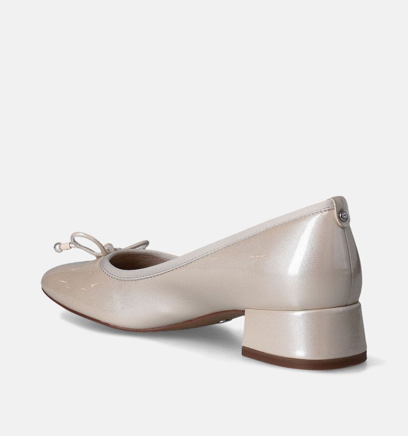 Tamaris Gouden Ballerina's met hak voor dames (351533)