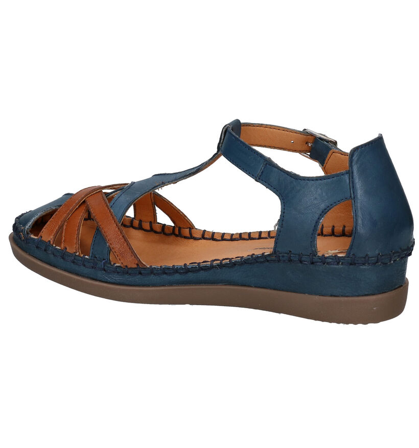 Hush Puppies Blauwe Sandalen in leer (296520)