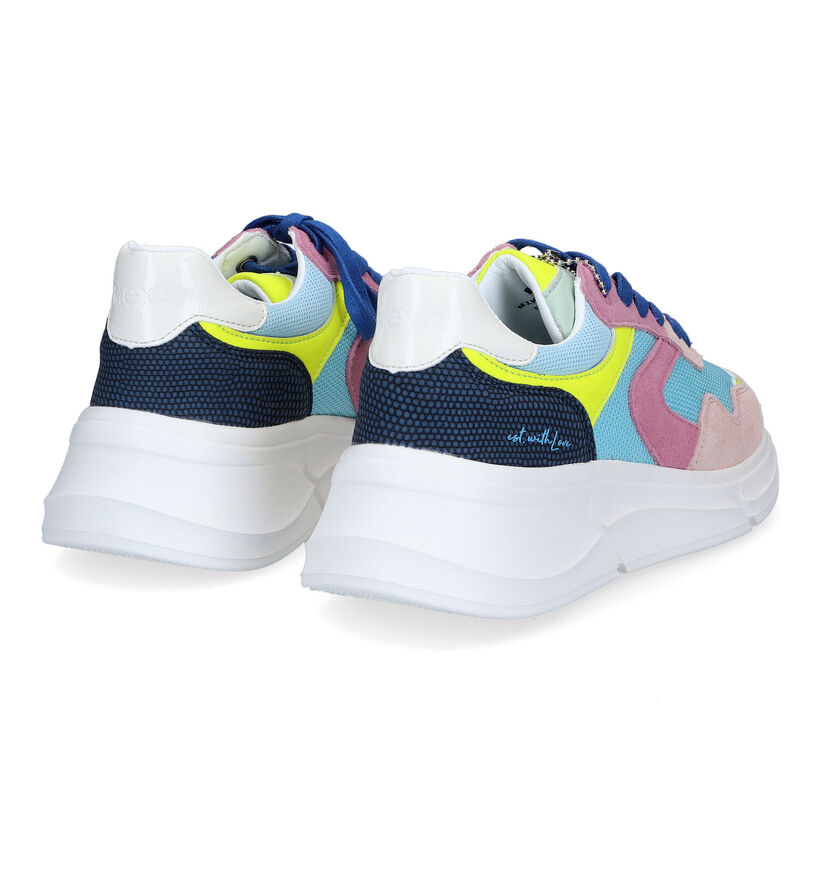 Mexx Jilou Blauwe Sneakers voor dames (303553) - geschikt voor steunzolen